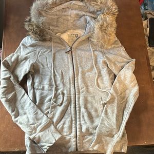 J Crew Grey Vintage Jacket- S